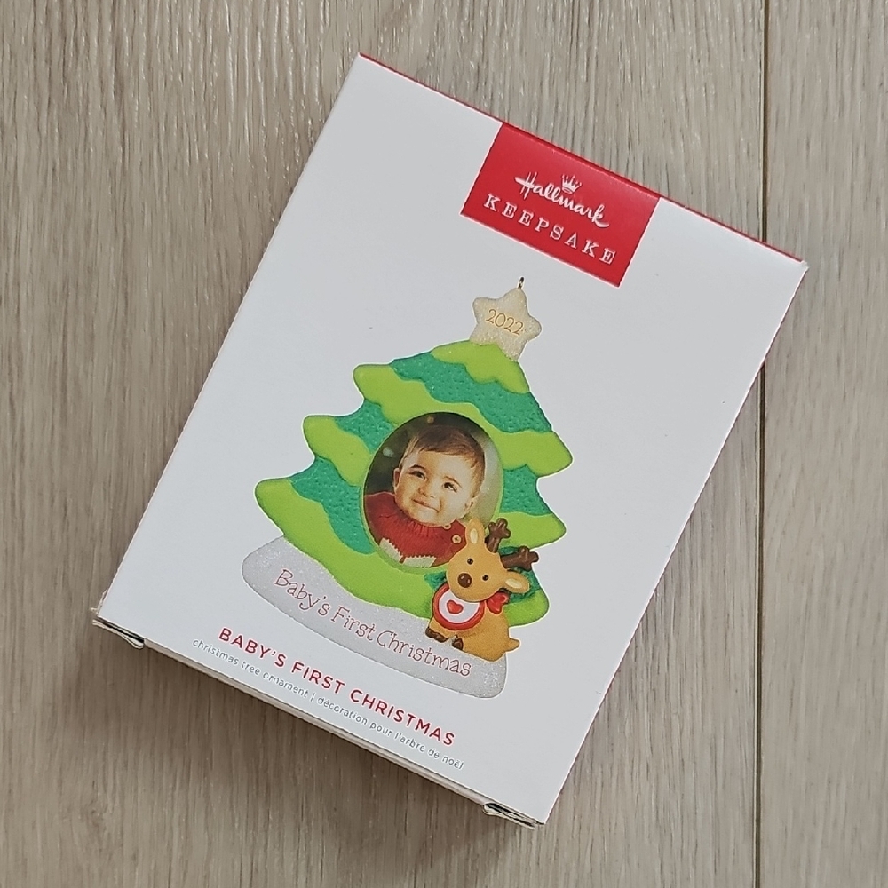 New Hallmark Keepsake 2022 Baby's First Christmas Ornament